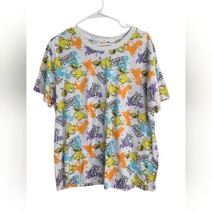 Love Tribe Multicolor Graphic Reptar/Rugrats Tee Size 1x